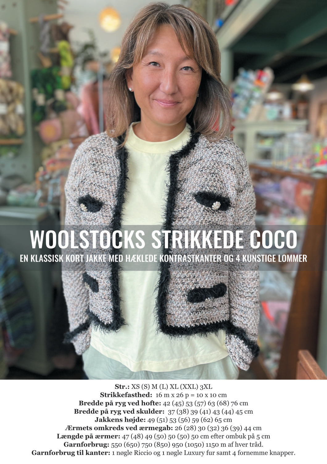 Woolstocks Strikkede Coco jakke